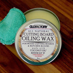 Natural Cutting Board Seasoning Wax - 4 oz