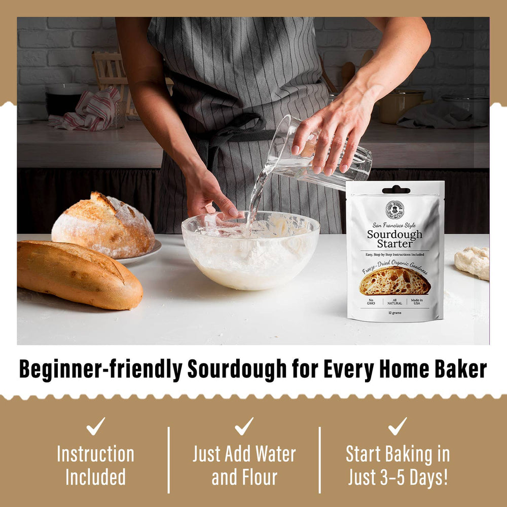 Organic Freeze Dried Sourdough Starter. 12 gr