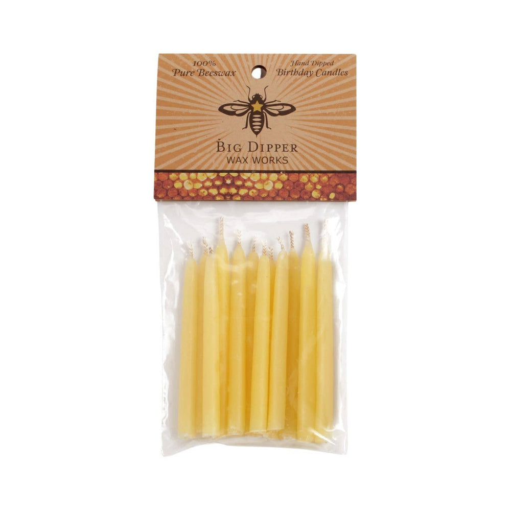 Beeswax Birthday Candles