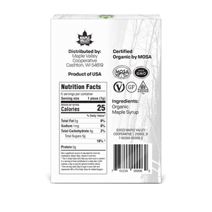 Maple Candy Organic 6 piece