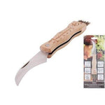 Mushroom Knife w/Brush, Stainless Steel
