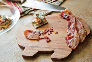 Ironwood Pig Shaped Serving Board