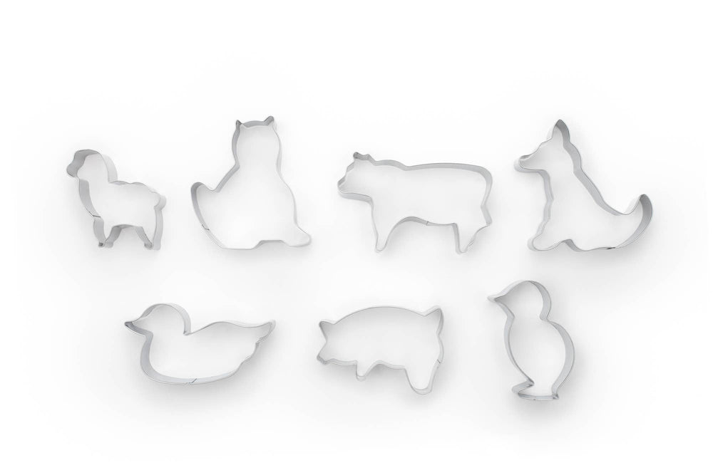 Farm Animal Cookie Cutters, Set of 7