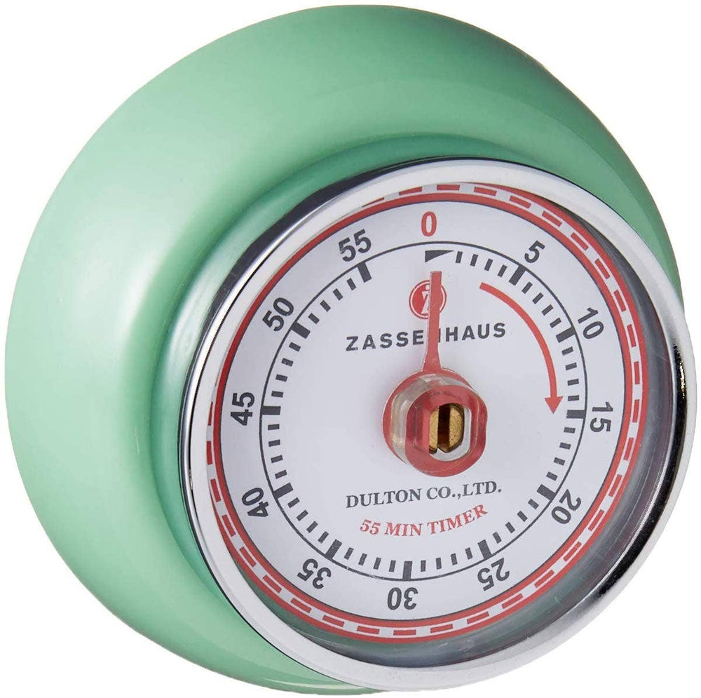 Retro Kitchen Timer - Mint Green