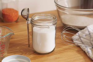 Coffee Scoop Wide Mouth Mason Jar, Stainless Steel
