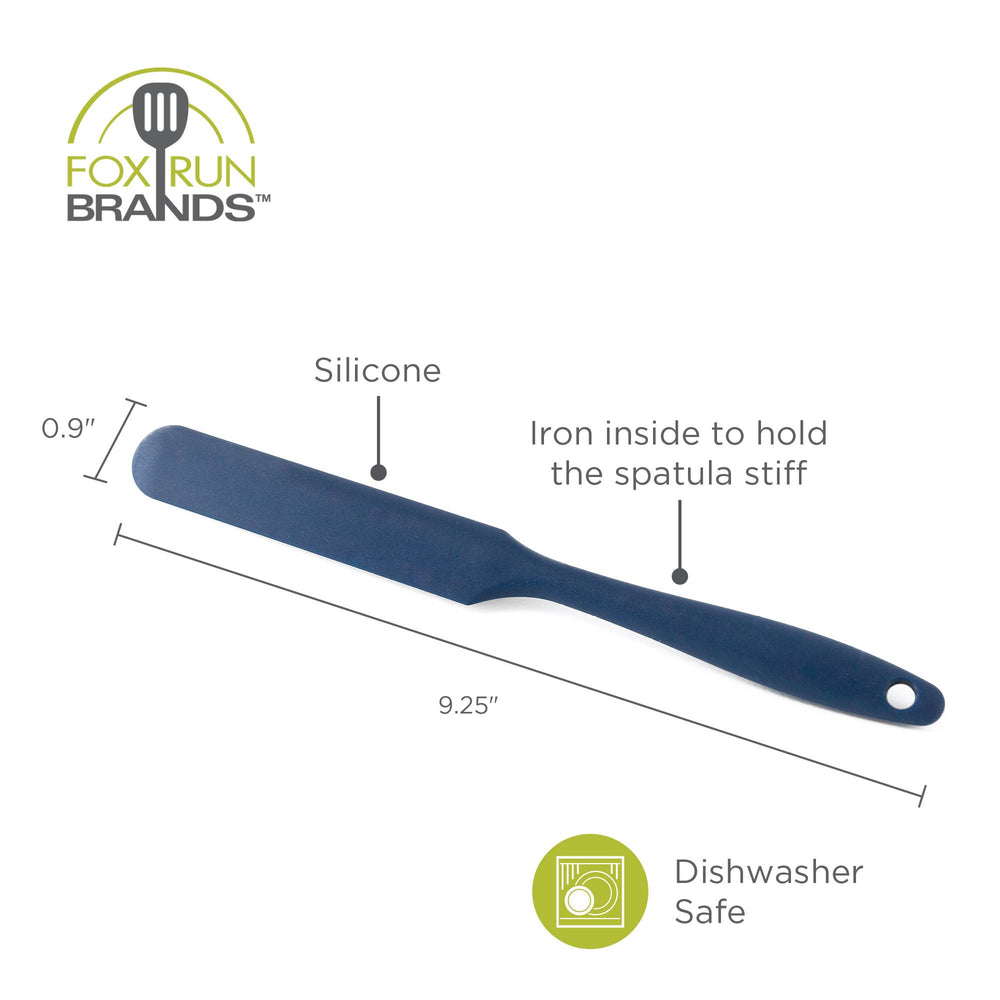Navy Silicone Icing Spatula, Spreader, 9"