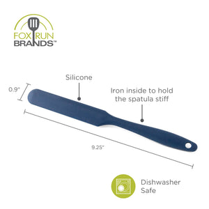 Navy Silicone Icing Spatula, Spreader, 9"