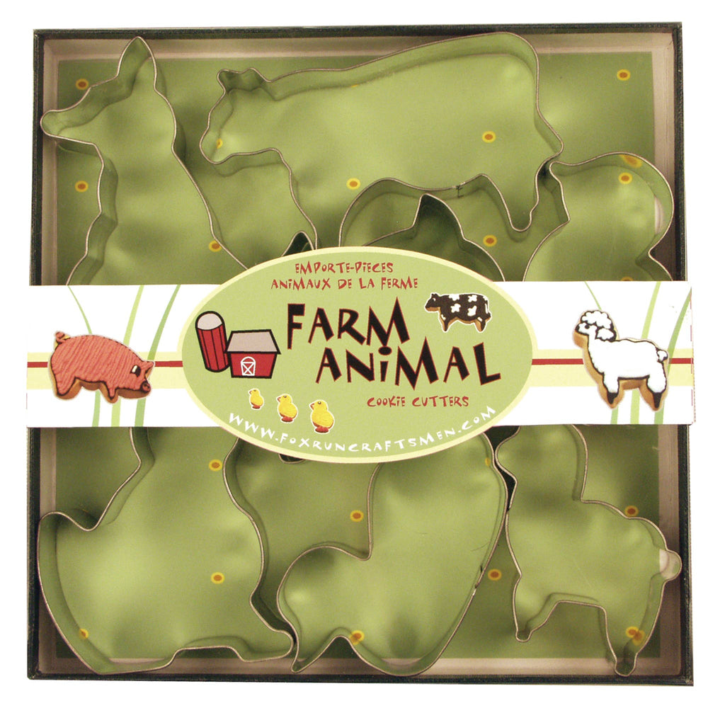 Farm Animal Cookie Cutters, Set of 7