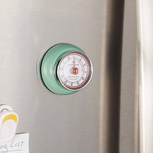 Retro Kitchen Timer - Mint Green