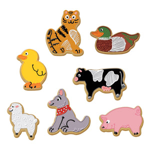 Farm Animal Cookie Cutters, Set of 7