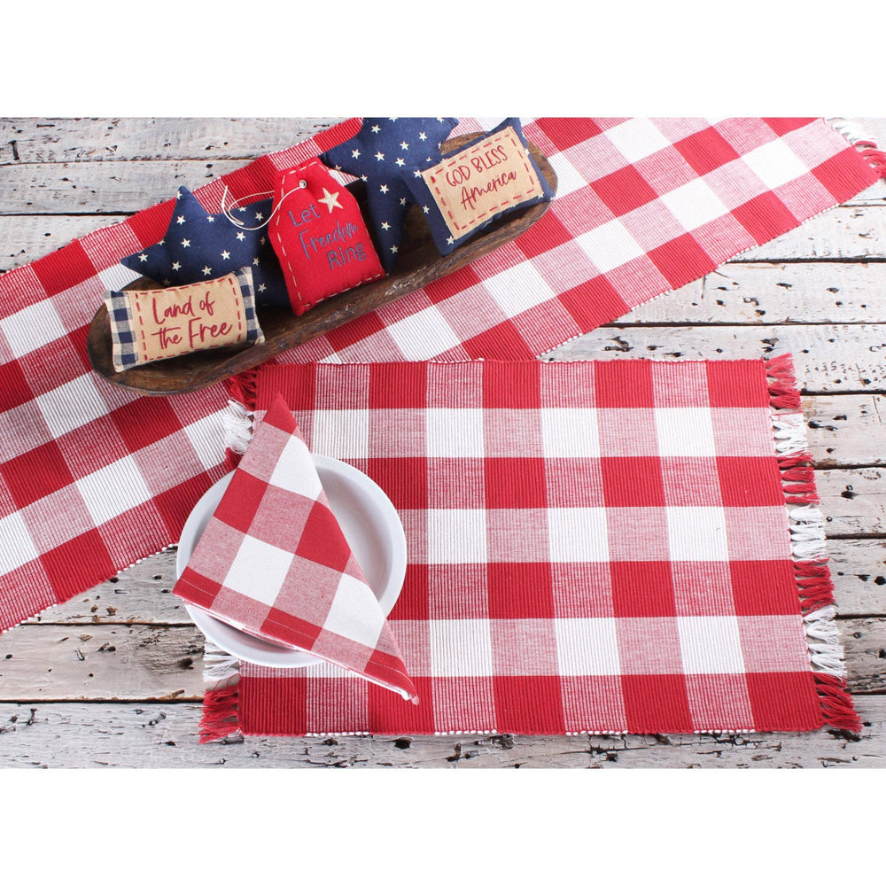 Buffalo Check Crimson Red Placemat