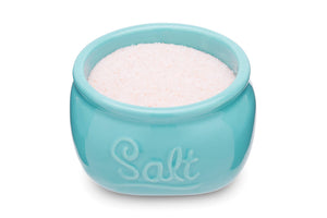 Mason Jar Salt Cellar, Blue Ceramic