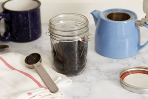 Coffee Scoop Wide Mouth Mason Jar, Stainless Steel