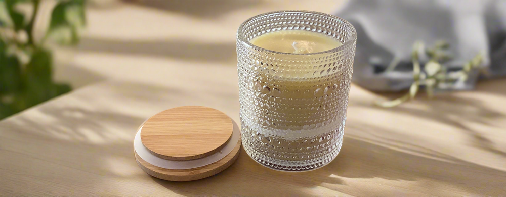 Tallow Candle - Textured Jar 