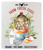 Farm Fresh Eggs Farmers Market SWEDISH DISH CLOTH