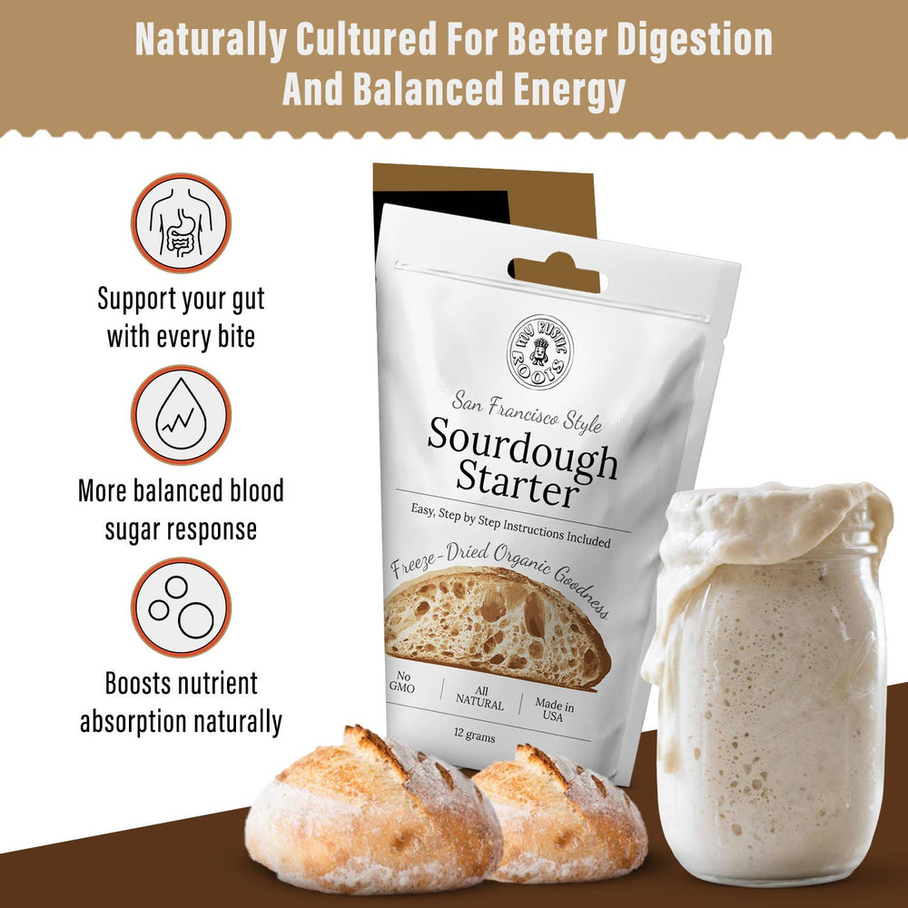Organic Freeze Dried Sourdough Starter. 12 gr