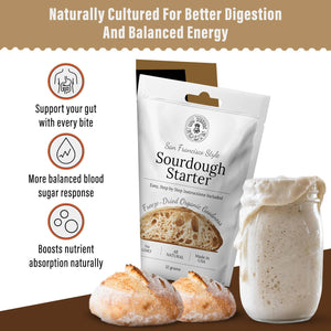 Organic Freeze Dried Sourdough Starter. 12 gr