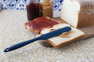 Navy Silicone Icing Spatula, Spreader, 9"