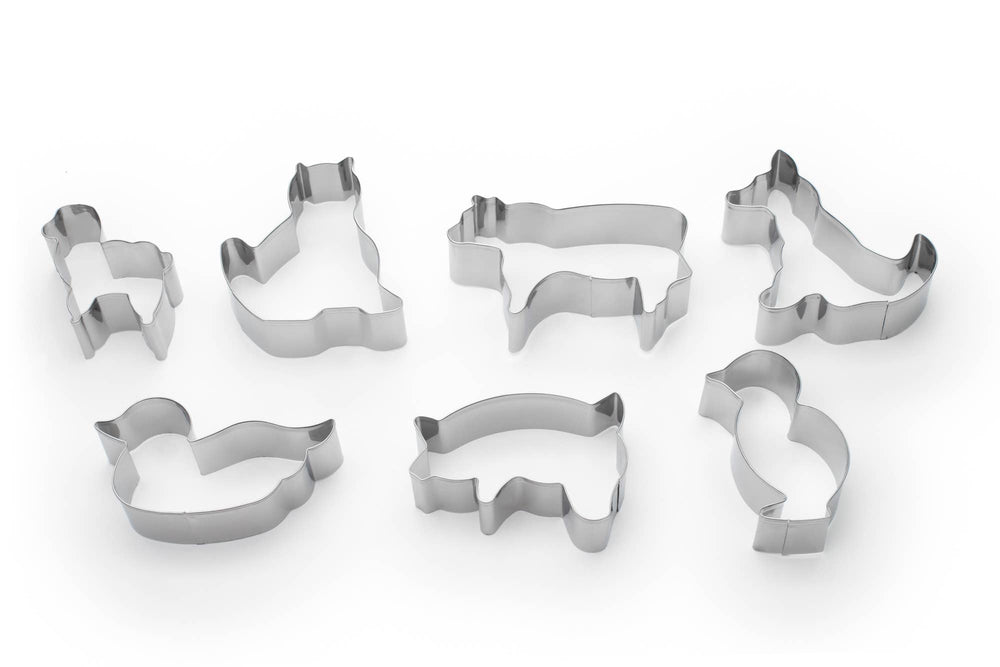 Farm Animal Cookie Cutters, Set of 7