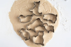 Farm Animal Cookie Cutters, Set of 7