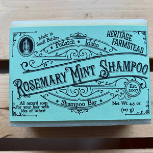 Shampoo Bar, Rosemary Mint
